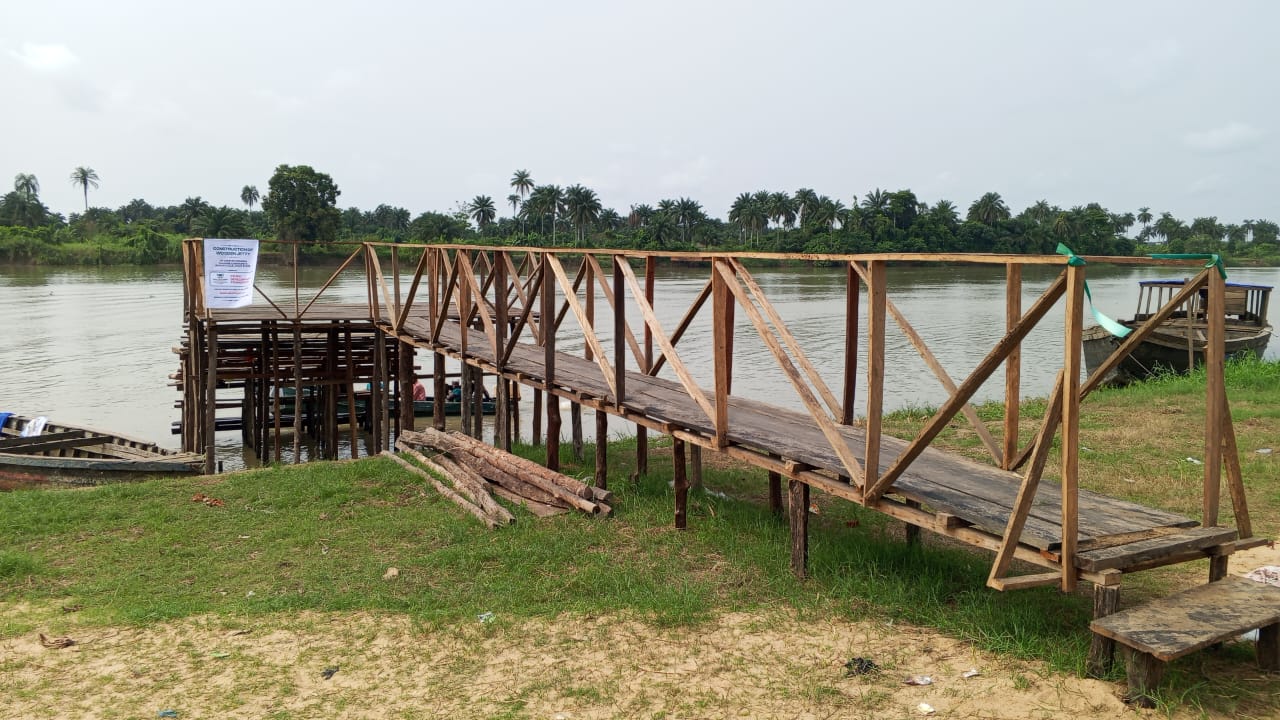 LAND OF CANAAN CONSTRUCTION OF WOODEN JETTY